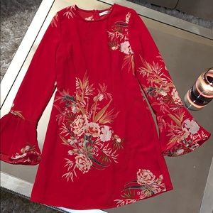 Spring/Summer Floral Long Flutter Sleeve Dress☀️❣️